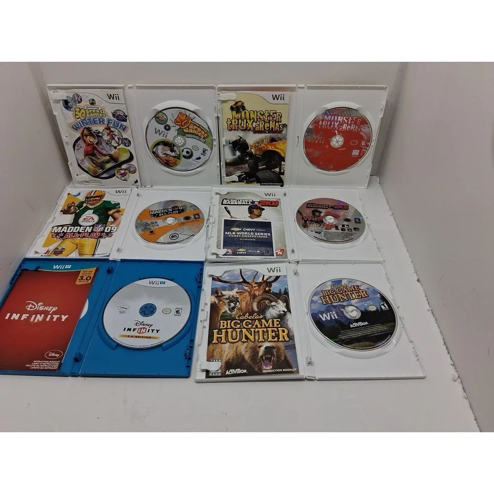 Wii Games Lot Of 6 Used Good Condition